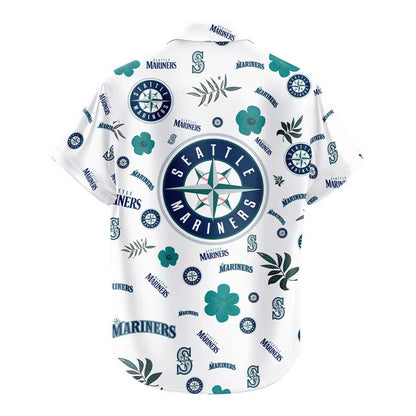 LIMITED EDITION - NEW CUSTOMIZED MLB14 SMS SEATTLE MARINERS UNISEX HAWAIIAN SHIRT & SHORTS SET