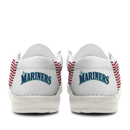 LIMITED EDITION - NEW CUSTOMIZED MLB14 SMS SEATTLE MARINERS LOAFER SHOES