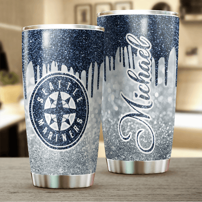 LIMITED EDITION - NEW CUSTOMIZED MLB14 ST MARINERS TUMBLER CUP