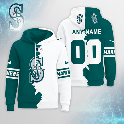 LIMITED EDITION - NEW CUSTOMIZED MLB14 SMS SEATTLE MARINERS UNISEX T-SHIRT, POLO, HOODIE & JACKETS