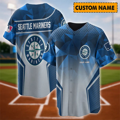 LIMITED EDITION - NEW CUSTOMIZED MLB14 SMS SEATTLE MARINERS BASEBALL JERSEY