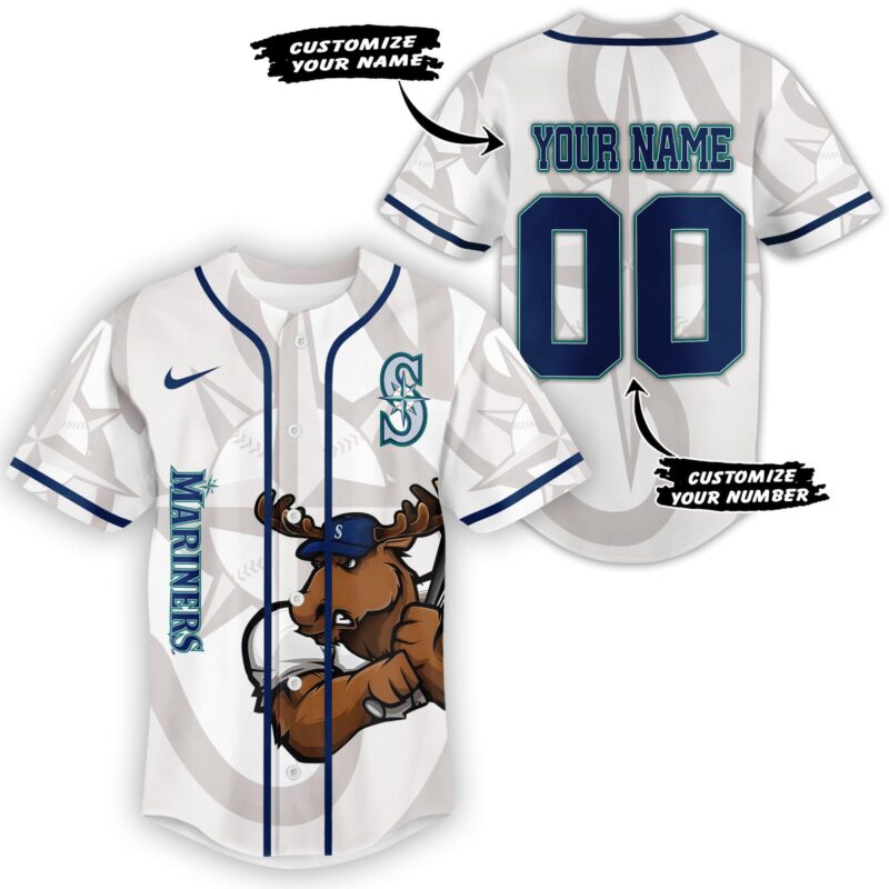 LIMITED EDITION - NEW CUSTOMIZED MLB14 SMS SEATTLE MARINERS BASEBALL JERSEY