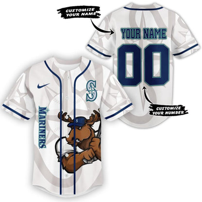 LIMITED EDITION - NEW CUSTOMIZED MLB14 SMS SEATTLE MARINERS BASEBALL JERSEY
