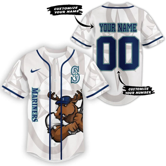 LIMITED EDITION - NEW CUSTOMIZED MLB14 SMS SEATTLE MARINERS BASEBALL JERSEY