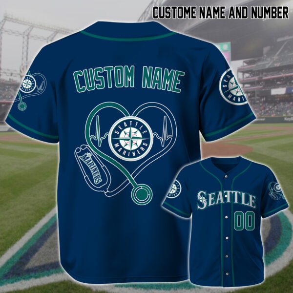 LIMITED EDITION - NEW CUSTOMIZED MLB14 ST MARINERS BASEBALL JERSEY