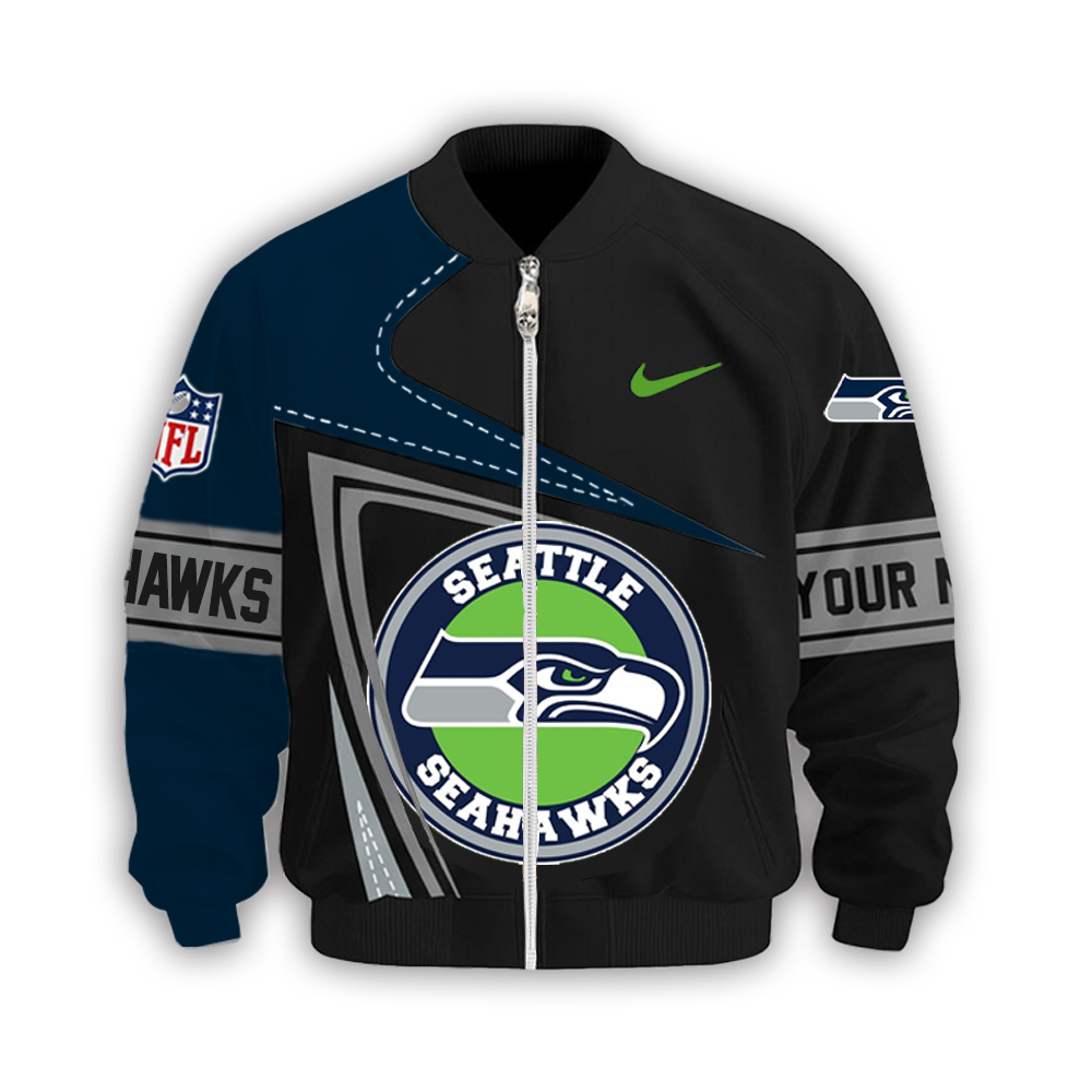 LIMITED EDITION - NEW CUSTOMIZED NFL06 SSH SEATTLE SEAHAWKS UNISEX T-SHIRT, POLO, HOODIE & JACKETS