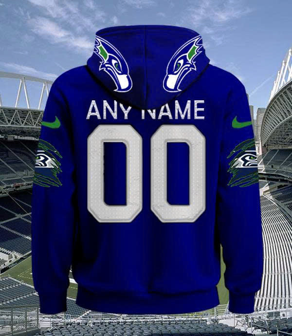 LIMITED EDITION - NEW CUSTOMIZED NFL06 SSH SEATTLE SEAHAWKS UNISEX T-SHIRT, POLO, HOODIE & JACKETS