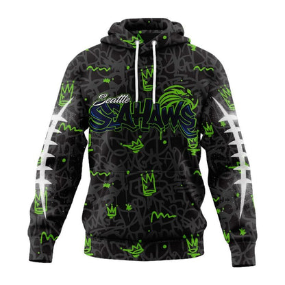LIMITED EDITION - NEW CUSTOMIZED NFL06 SSH SEATTLE SEAHAWKS UNISEX T-SHIRT, POLO, HOODIE & JACKETS