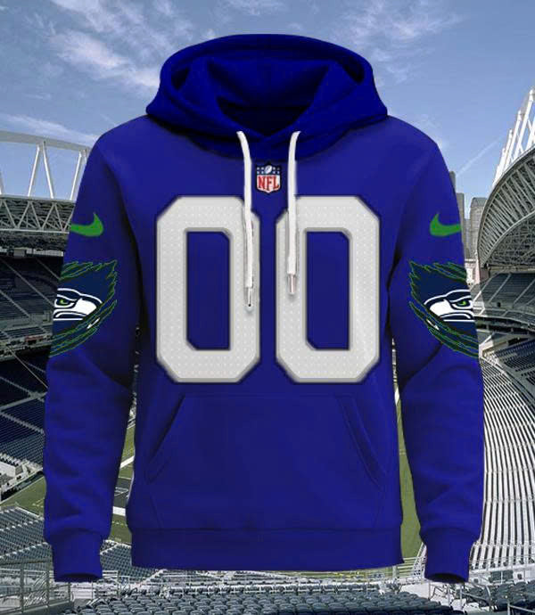 LIMITED EDITION - NEW CUSTOMIZED NFL06 SSH SEATTLE SEAHAWKS UNISEX T-SHIRT, POLO, HOODIE & JACKETS