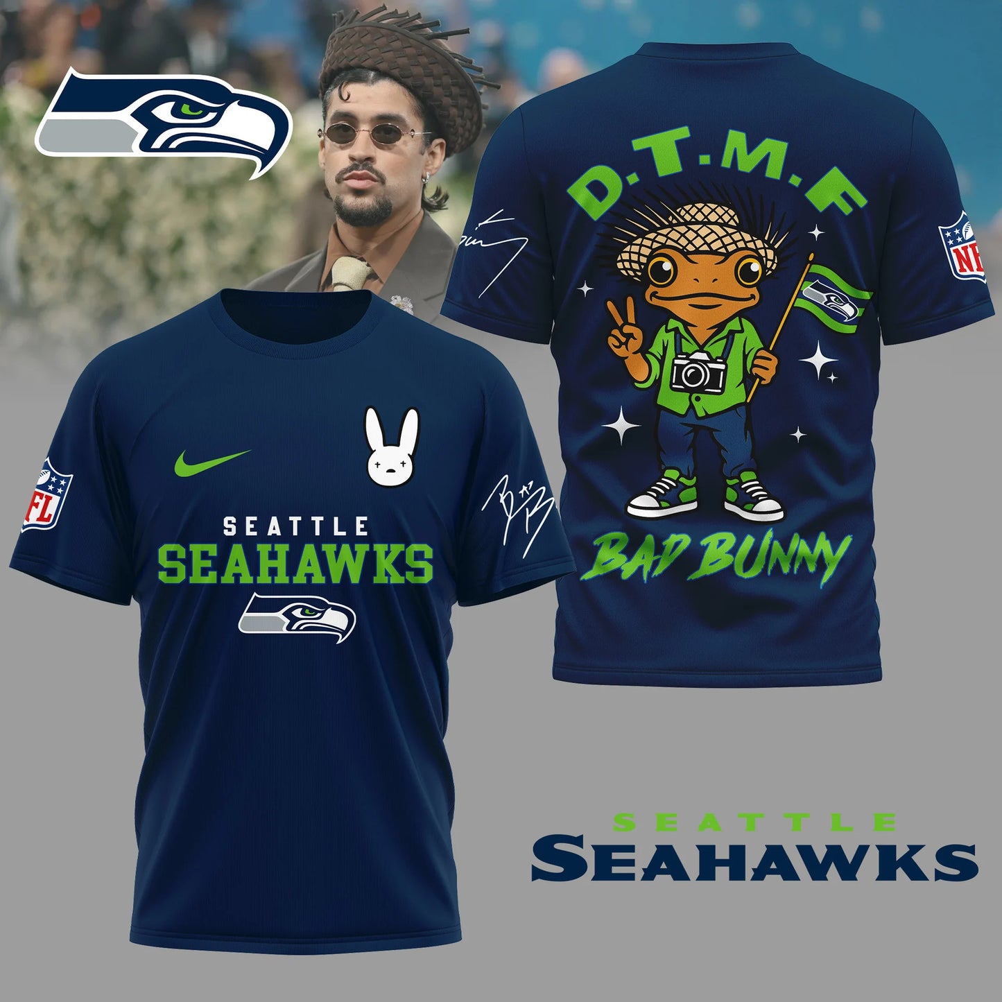 LIMITED EDITION - NEW CUSTOMIZED NFL06 SSH SEATTLE SEAHAWKS T-SHIRT, HOODIE, ZIP HOODIE