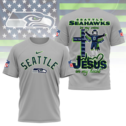 LIMITED EDITION - NEW CUSTOMIZED NFL06 SSH SEATTLE SEAHAWKS T-SHIRT | MULTIPLE COLORS AVAILABLE