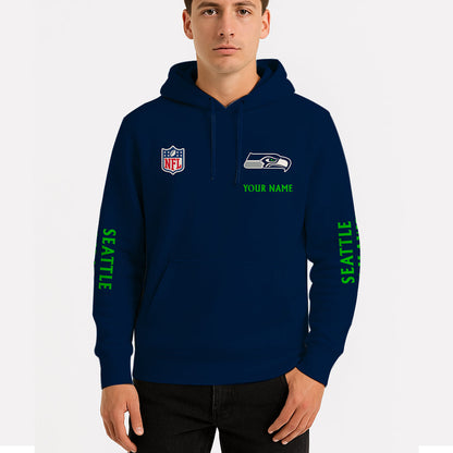LIMITED EDITION - NEW CUSTOMIZED NFL06 SSH SEATTLE SEAHAWKS UNISEX HOODIE