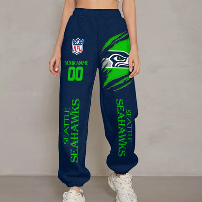 LIMITED EDITION - NEW PREMIUM NFL06 SSH SEATTLE SEAHAWKS UNISEX LONG PANTS