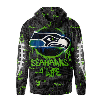 LIMITED EDITION - NEW CUSTOMIZED NFL06 SSH SEATTLE SEAHAWKS UNISEX T-SHIRT, POLO, HOODIE & JACKETS