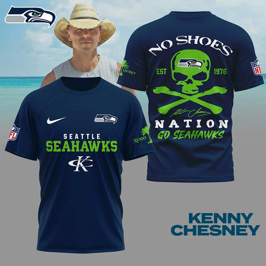 LIMITED EDITION - NEW CUSTOMIZED NFL06 SSH SEATTLE SEAHAWKS T-SHIRT | MULTIPLE COLORS AVAILABLE