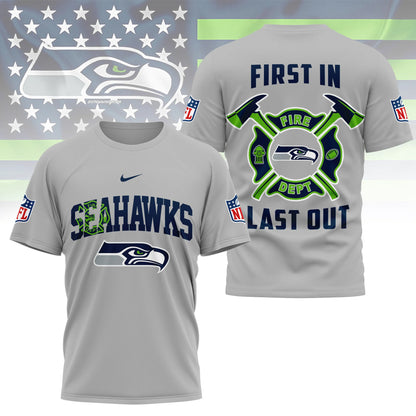 LIMITED EDITION - NEW CUSTOMIZED NFL06 SSH SEATTLE SEAHAWKS T-SHIRT | MULTIPLE COLORS AVAILABLE