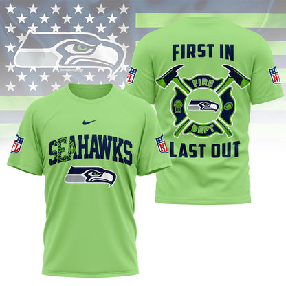 LIMITED EDITION - NEW CUSTOMIZED NFL06 SSH SEATTLE SEAHAWKS T-SHIRT | MULTIPLE COLORS AVAILABLE