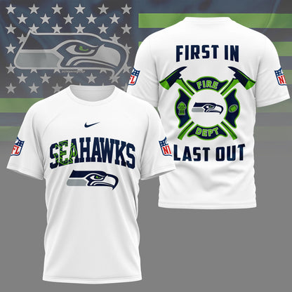 LIMITED EDITION - NEW CUSTOMIZED NFL06 SSH SEATTLE SEAHAWKS T-SHIRT | MULTIPLE COLORS AVAILABLE