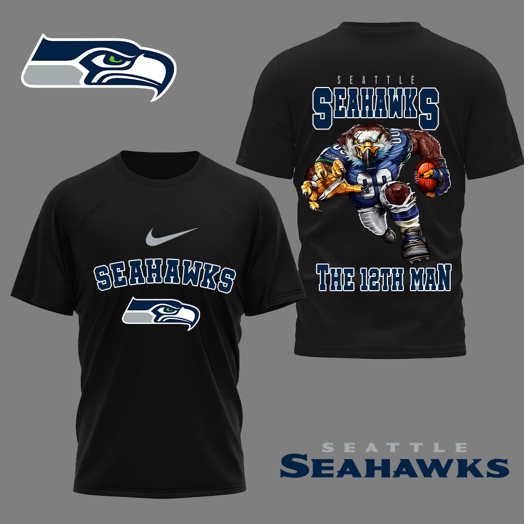 LIMITED EDITION - NEW CUSTOMIZED NFL06 SSH SEATTLE SEAHAWKS NATION GEAR 3D SHIRT