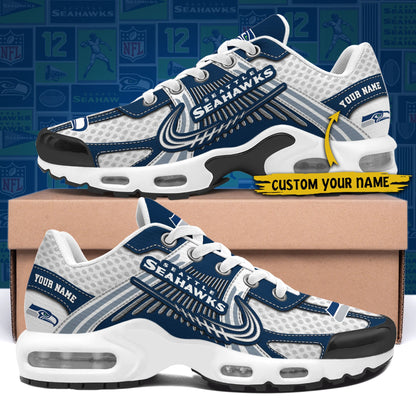 LIMITED EDITION - NEW CUSTOMIZED NFL06 SSH SEATTLE SEAHAWKS UNISEX AIR MAX PLUS SNEAKERS