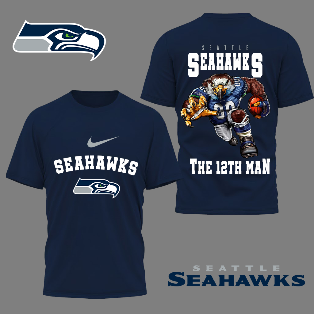 LIMITED EDITION - NEW CUSTOMIZED NFL06 SSH SEATTLE SEAHAWKS NATION GEAR 3D SHIRT
