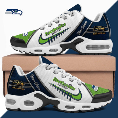 LIMITED EDITION - NEW CUSTOMIZED NFL06 SSH SEATTLE SEAHAWKS UNISEX AIR MAX PLUS SNEAKERS