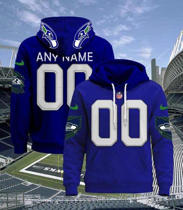 LIMITED EDITION - NEW CUSTOMIZED NFL06 SSH SEATTLE SEAHAWKS UNISEX T-SHIRT, POLO, HOODIE & JACKETS