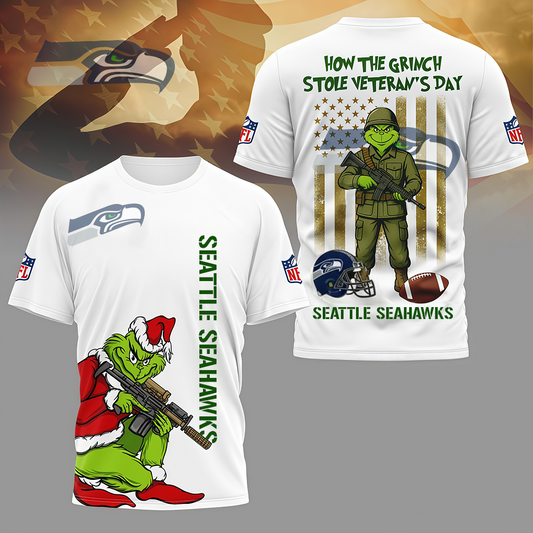 LIMITED EDITION - NEW CUSTOMIZED NFL06 SSH SEATTLE SEAHAWKS 3D SHIRT