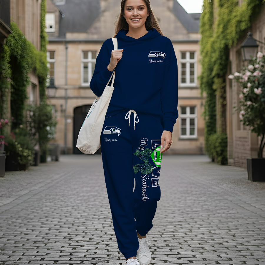 LIMITED EDITION - NEW CUSTOMIZED NFL06 SSH SEATTLE SEAHAWKS HOODIE & LONGPANTS
