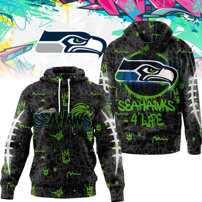LIMITED EDITION - NEW CUSTOMIZED NFL06 SSH SEATTLE SEAHAWKS UNISEX T-SHIRT, POLO, HOODIE & JACKETS
