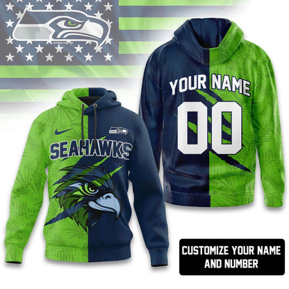 LIMITED EDITION - NEW CUSTOMIZED NFL06 SSH SEATTLE SEAHAWKS T-SHIRT, HOODIE, ZIP HOODIE