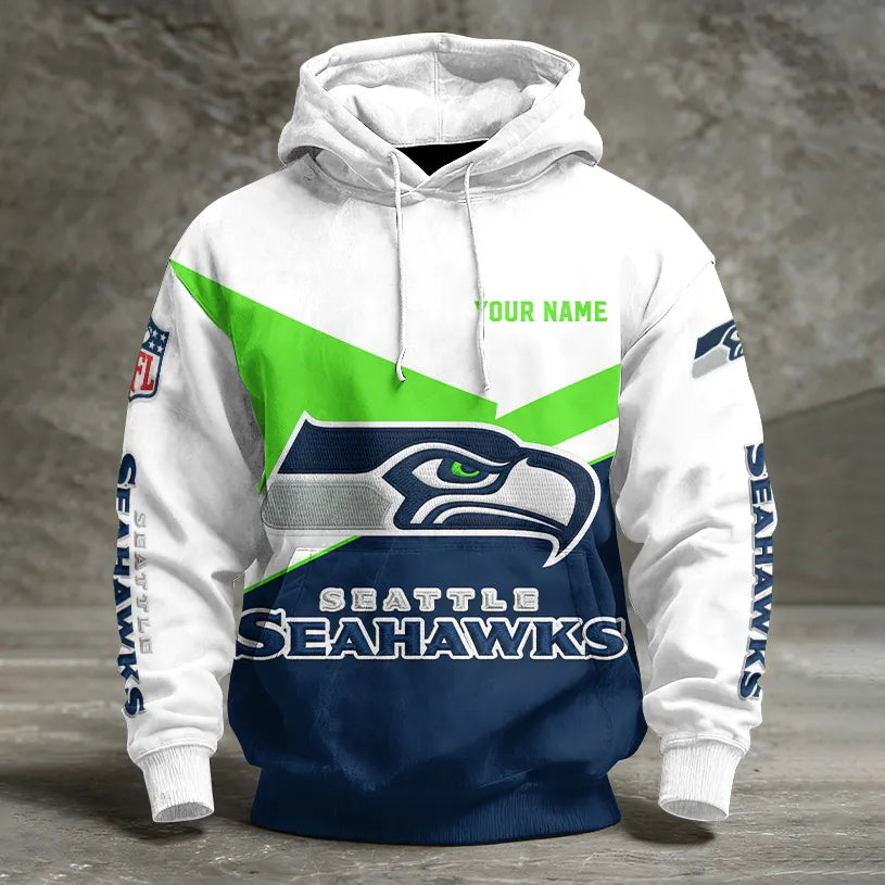 LIMITED EDITION - NEW CUSTOMIZED NFL06 SSH SEATTLE SEAHAWKS UNISEX T-SHIRT, POLO, HOODIE & JACKETS