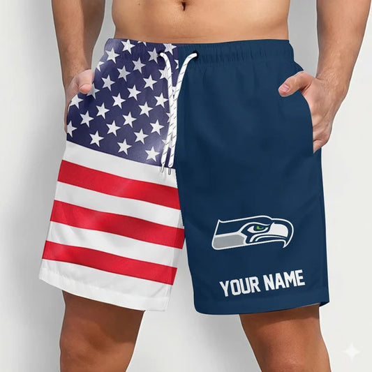 LIMITED EDITION - NEW PREMIUM NFL06 SSH SEATTLE SEAHAWKS SHORT PANTS