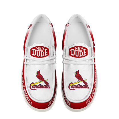 LIMITED EDITION - NEW CUSTOMIZED MLB24 SLC ST. LOUIS CARDINALS LOAFER SHOES