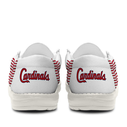 LIMITED EDITION - NEW CUSTOMIZED MLB24 SLC ST. LOUIS CARDINALS LOAFER SHOES