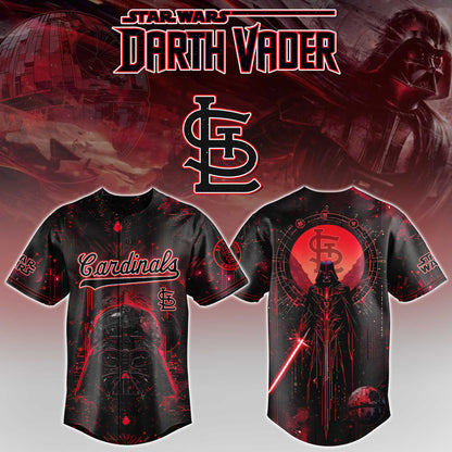 LIMITED EDITION - NEW CUSTOMIZED MLB24 SLC ST. LOUIS CARDINALS x STAR WARS BASEBALL JERSEY