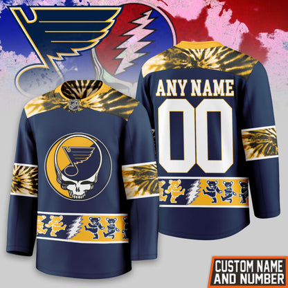 [SUPER SALE] NEW CUSTOMIZED NHL14 SLB ST. LOUIS BLUES UNISEX HOCKEY JERSEY