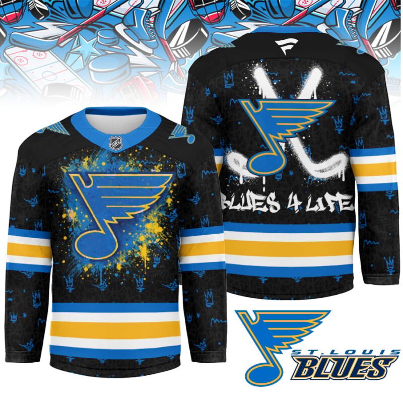 LIMITED EDITION - NEW CUSTOMIZED NHL14 SL BLUES UNISEX HOCKEY JERSEY