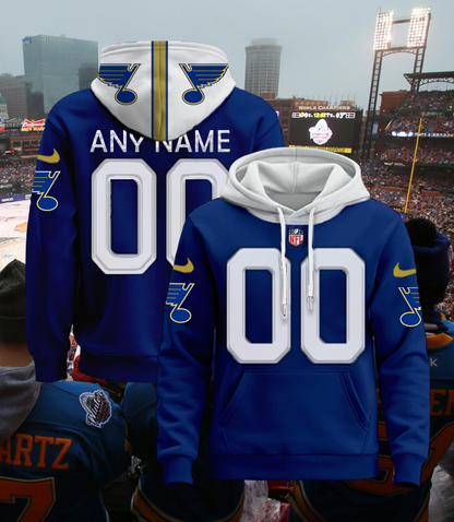 LIMITED EDITION - NEW CUSTOMIZED NHL14 SLB ST. LOUIS BLUES UNISEX T-SHIRT, POLO, HOODIE & JACKETS