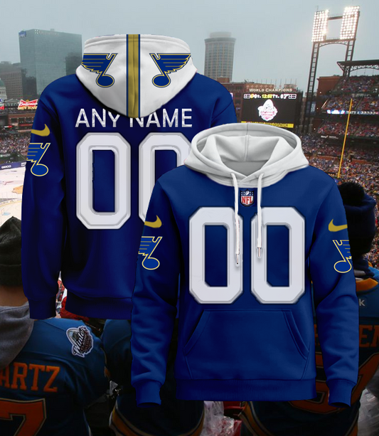LIMITED EDITION - NEW CUSTOMIZED NHL14 SLB ST. LOUIS BLUES UNISEX T-SHIRT, POLO, HOODIE & JACKETS