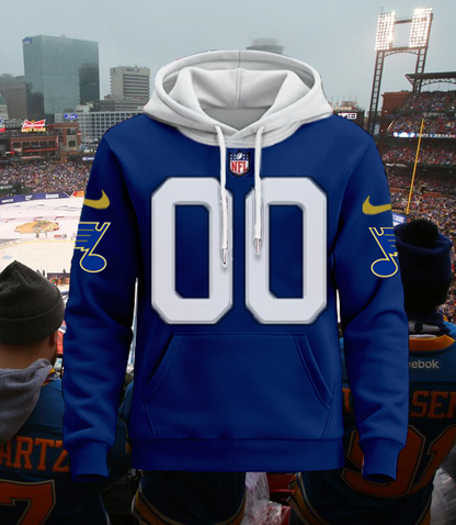 LIMITED EDITION - NEW CUSTOMIZED NHL14 SLB ST. LOUIS BLUES UNISEX T-SHIRT, POLO, HOODIE & JACKETS