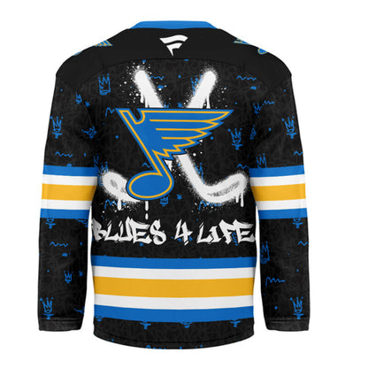 LIMITED EDITION - NEW CUSTOMIZED NHL14 SL BLUES UNISEX HOCKEY JERSEY