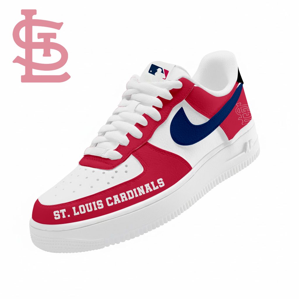 LIMITED EDITION - NEW CUSTOMIZED MLB24 SLC ST. LOUIS CARDINALS AF1 SNEAKERS