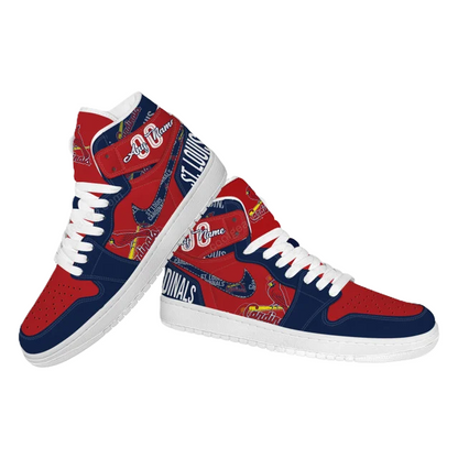 LIMITED EDITION - NEW CUSTOMIZED MLB24 SL CARDINALS AIR JORDAN SNEAKERS