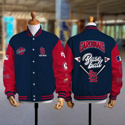LIMITED EDITION - NEW PREMIUM MLB24 SLC ST. LOUIS CARDINALS VARSITY JACKET