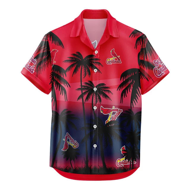 LIMITED EDITION - NEW CUSTOMIZED MLB24 SLC ST. LOUIS CARDINALS UNISEX HAWAIIAN SHIRT & SHORTS SET