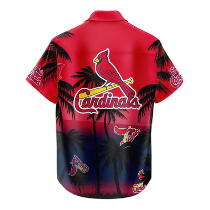 LIMITED EDITION - NEW CUSTOMIZED MLB24 SLC ST. LOUIS CARDINALS UNISEX HAWAIIAN SHIRT & SHORTS SET
