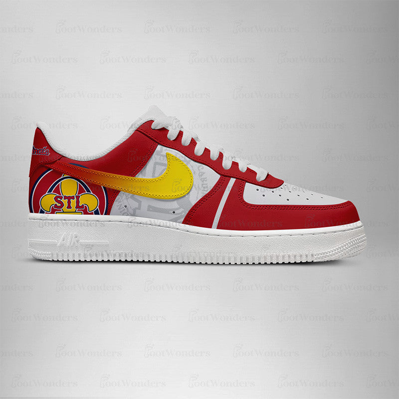 LIMITED EDITION - NEW CUSTOMIZED MLB24 SL CARDINALS AF1 SHOES