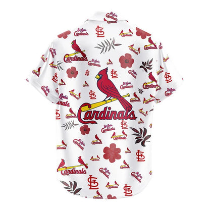 LIMITED EDITION - NEW CUSTOMIZED MLB24 SLC ST. LOUIS CARDINALS UNISEX HAWAIIAN SHIRT & SHORTS SET