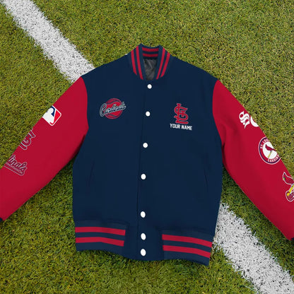 LIMITED EDITION - NEW PREMIUM MLB24 SLC ST. LOUIS CARDINALS VARSITY JACKET